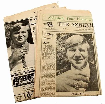 Elvis Presley Ring Detail